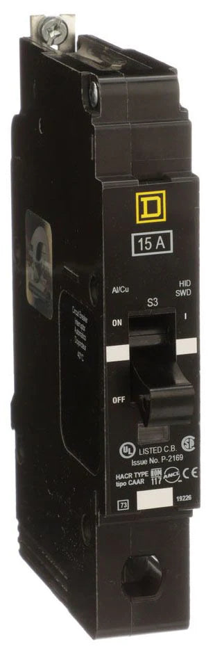 EJB14015, Square D, Circuit Breaker, 15 Amp