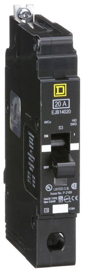 EJB14020, Square D, Circuit Breaker, 20 Amp