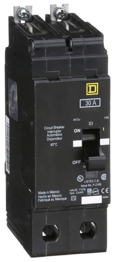 EJB24030, Sqaure D, Circuit Breaker, 30 Amp