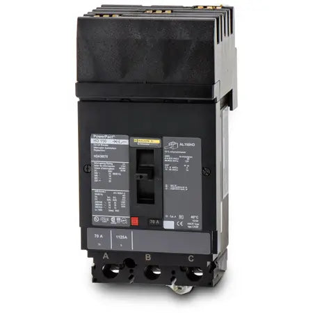HDA36070, Square D, Circuit Breaker, 70 Amp