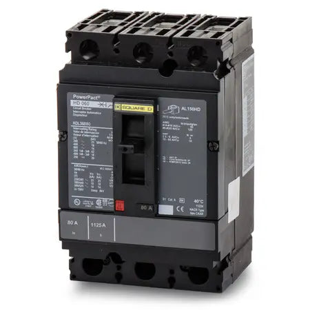 HDL36080, Square D, Circuit Breaker, 80 Amp