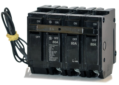 New THQL32080ST1 General Electric THQL32080ST1 3 Pole Circuit Breaker