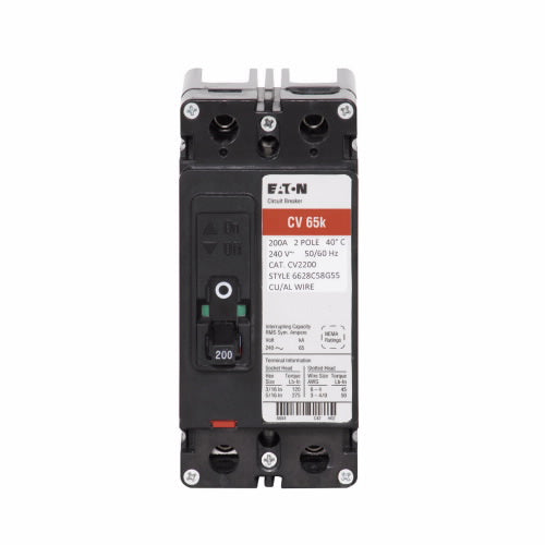 New CVH2225XMM Eaton CVH2225XMM 2 Pole Circuit Breaker