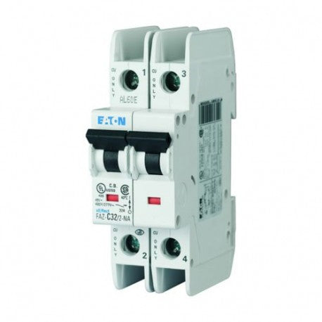 New FAZ-B1/2-NA Eaton FAZ-B1/2-NA 2 Pole Circuit Breaker