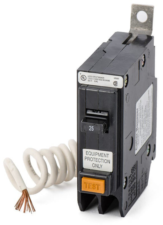 New QBGFEP1025 Eaton QBGFEP1025 1 Pole Ground Fault Circuit Breaker