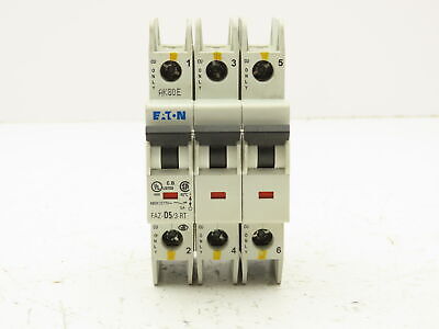 New FAZ-D5/3 Eaton FAZ-D5/3 3 Pole Circuit Breaker