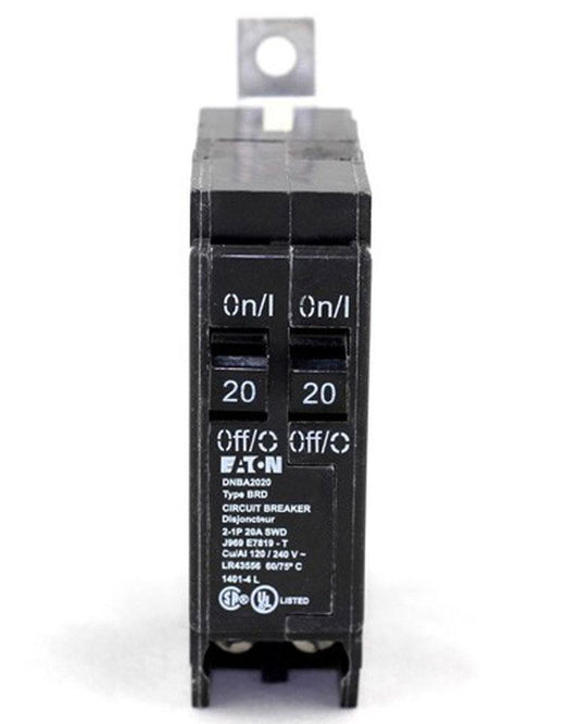 DNBA2020, Cutler Hammer Eaton, Circuit Breaker, 20 Amp
