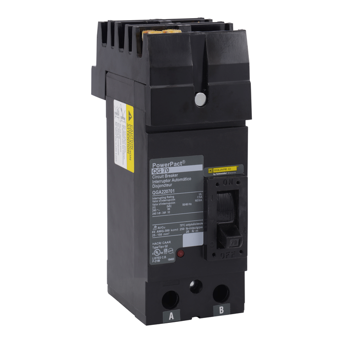 New QGA220701 Square D QGA220701 2 Pole Circuit Breaker