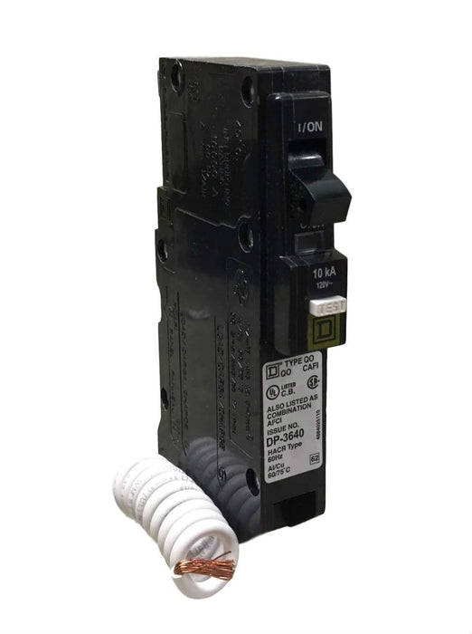 New QO115CAFIC Square D QO115CAFIC 1 Pole Combination Arc Fault Circuit Breaker