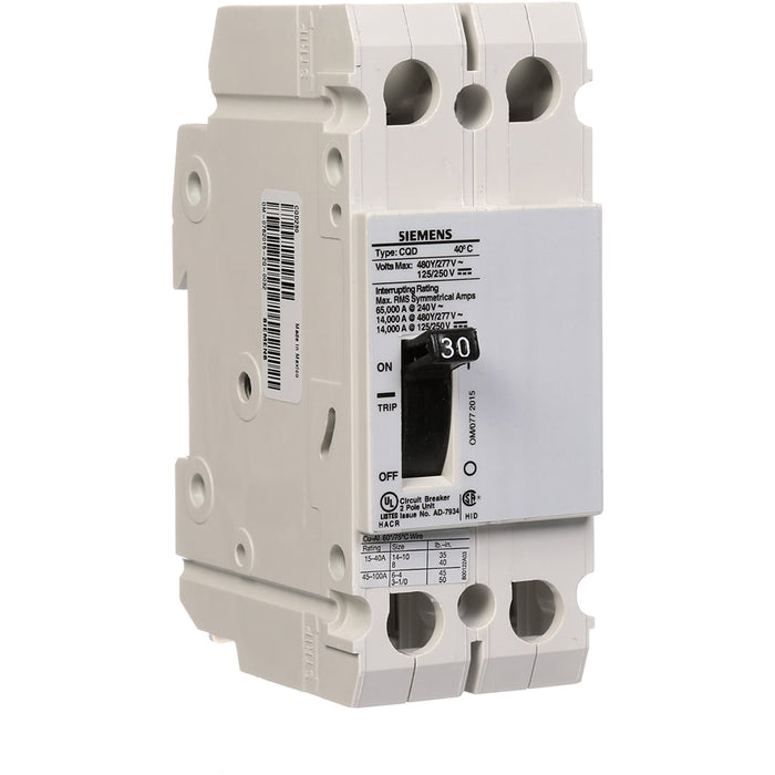 New CQD230 Siemens CQD230 2 Pole Circuit Breaker