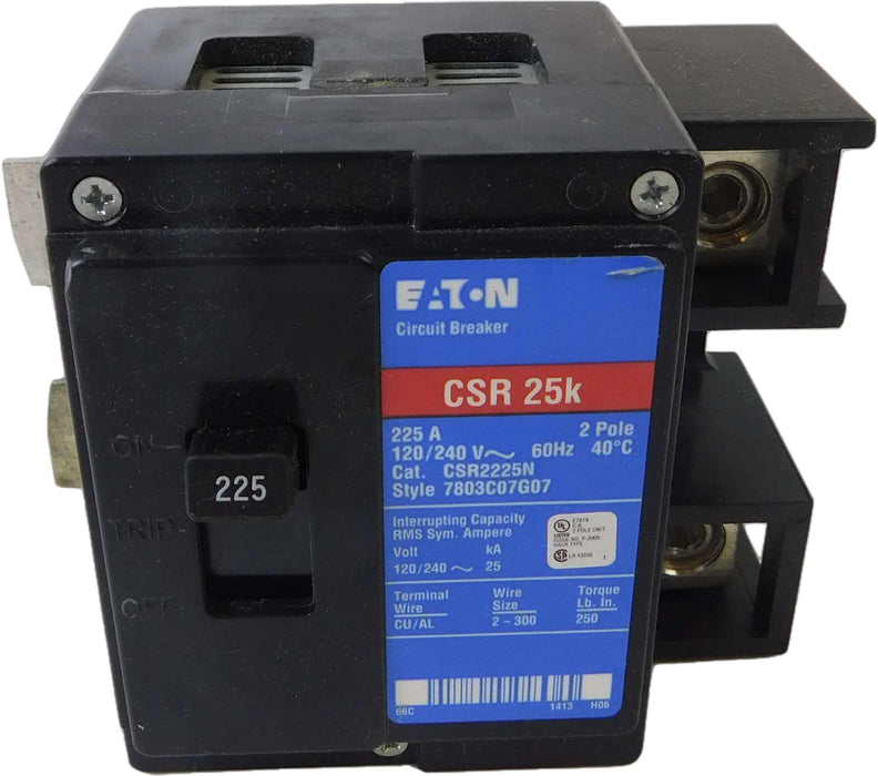 New CSR2225N Eaton CSR2225N 2 Pole Circuit Breaker