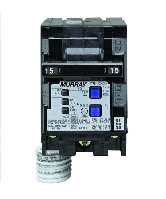 New MP215AFC Siemens MP215AFC 2 Pole Arc Fault Circuit Breaker