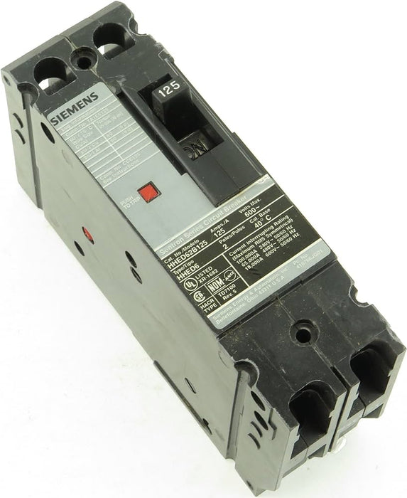 New HHED62B125 Siemens HHED62B125 2 Pole Circuit Breaker