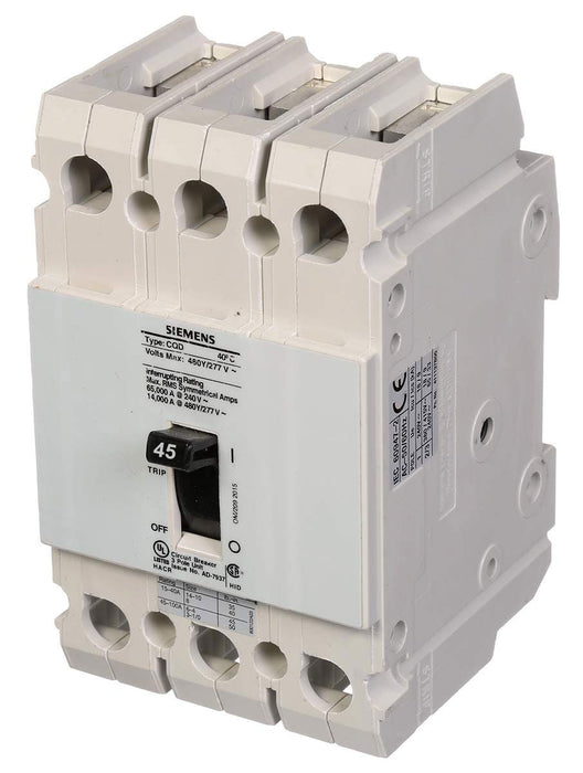 New CQD345 Siemens CQD345 3 Pole Circuit Breaker