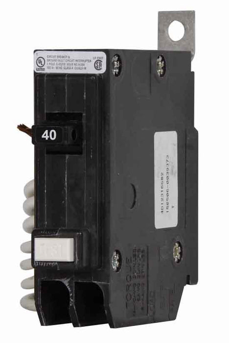 New QBGFT1040 Eaton QBGFT1040 1 Pole Ground Fault Circuit Breaker