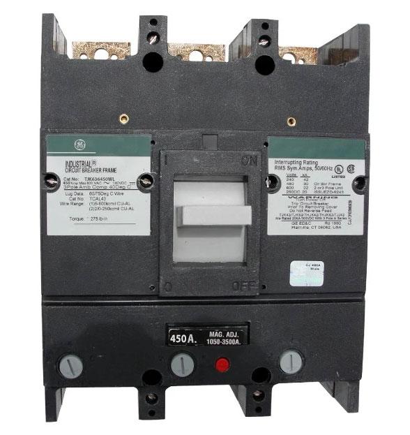 TJK636450 Recertified General Electric Circuit Breaker