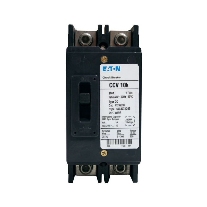 New CCV2225 Eaton CCV2225 2 Pole Circuit Breaker