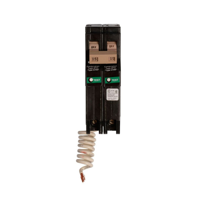 New CHN215CAF Eaton CHN215CAF 2 Pole Combination Arc Fault Circuit Breaker