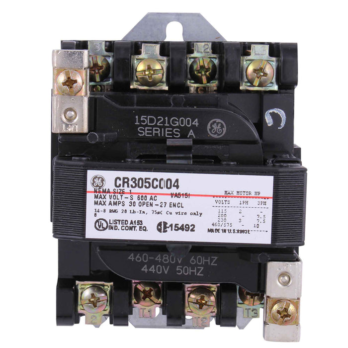 New CR305C004 General Electric CR305C004 Non-Reversing Contactor