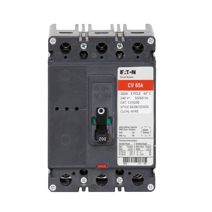 New CVS3125X Eaton CVS3125X 3 Pole Circuit Breaker