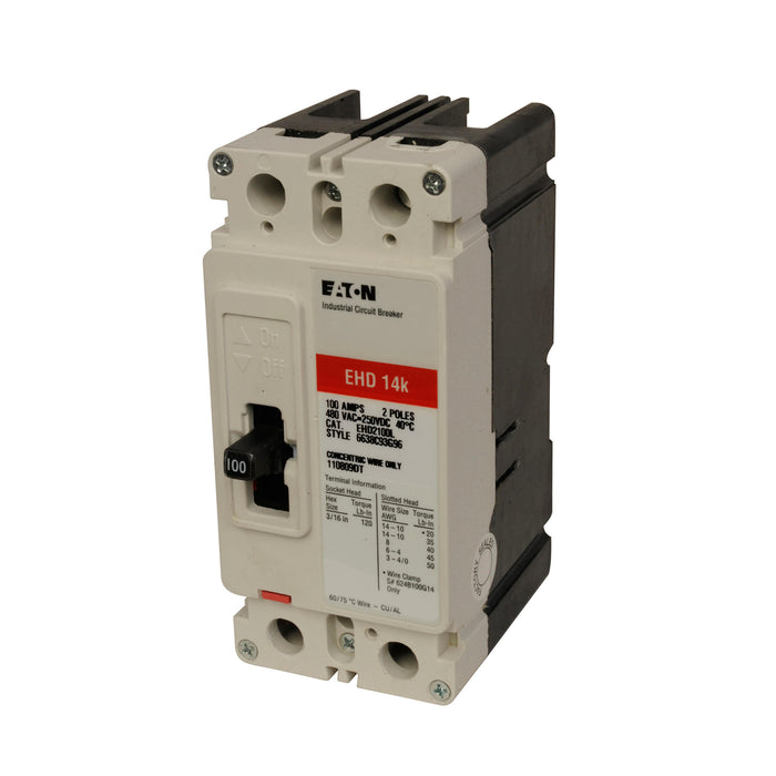 New EHD2025 Eaton EHD2025 2 Pole Circuit Breaker