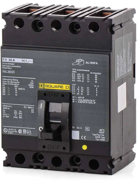 FAL36035 Recertified Square D Circuit Breaker