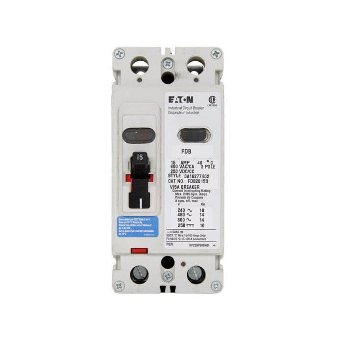 New FDB2045 Eaton FDB2045 2 Pole Circuit Breaker