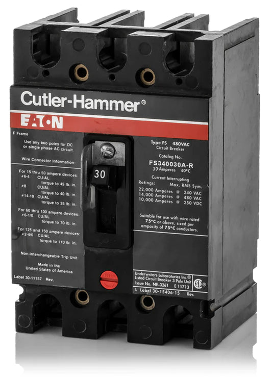 FS340030A Recertified Eaton Circuit Breaker