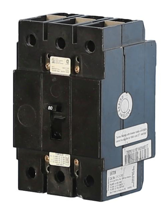 New GHC3080 Eaton GHC3080 3 Pole Circuit Breaker