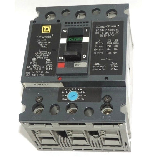 GJL36040 Recertified Square D Circuit Breaker