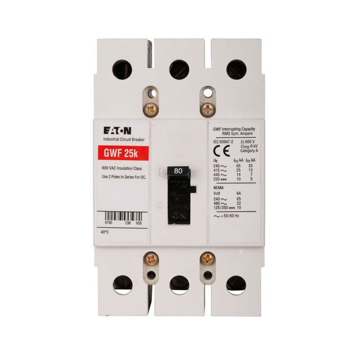 New GWF3025 Eaton GWF3025 3 Pole Circuit Breaker