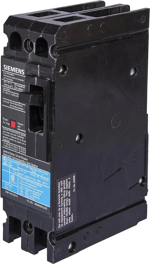 HED42B125, Siemens, Circuit Breaker, 125 Amp