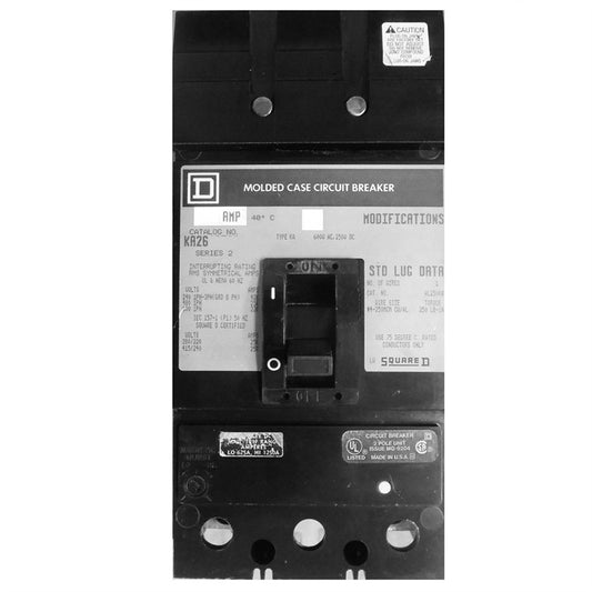 KA26125AB Recertified Square D Circuit Breaker