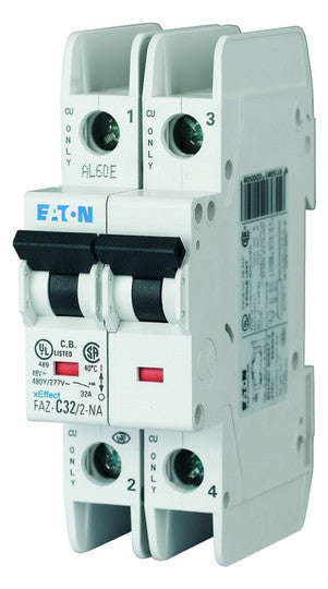 New FAZ-B25/2-NA Eaton FAZ-B25/2-NA 2 Pole Circuit Breaker