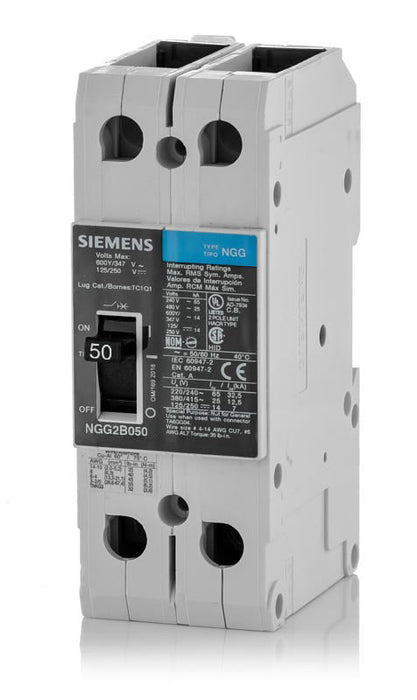 New NGG2B050 Siemens NGG2B050 2 Pole Circuit Breaker