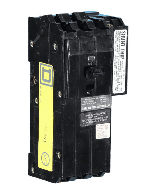 New QO2100-1021 Square D QO2100-1021 2 Pole Circuit Breaker