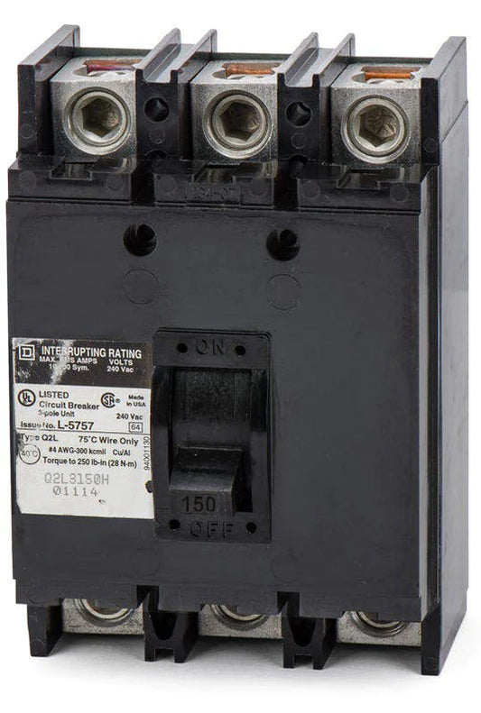 Q2L3150H Recertified Square D Circuit Breaker