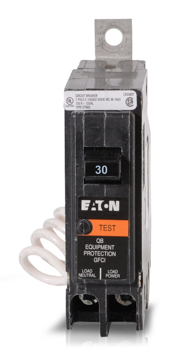 New QBH1030EP Eaton QBH1030EP 1 Pole Ground Fault Circuit Breaker