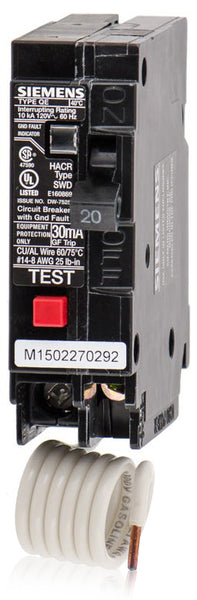 New QE120H Siemens QE120H 1 Pole Circuit Breaker