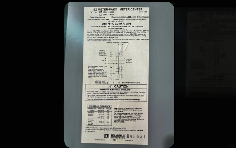 Square D EZM Meter Commercial and Residential Stacks and Disconnects