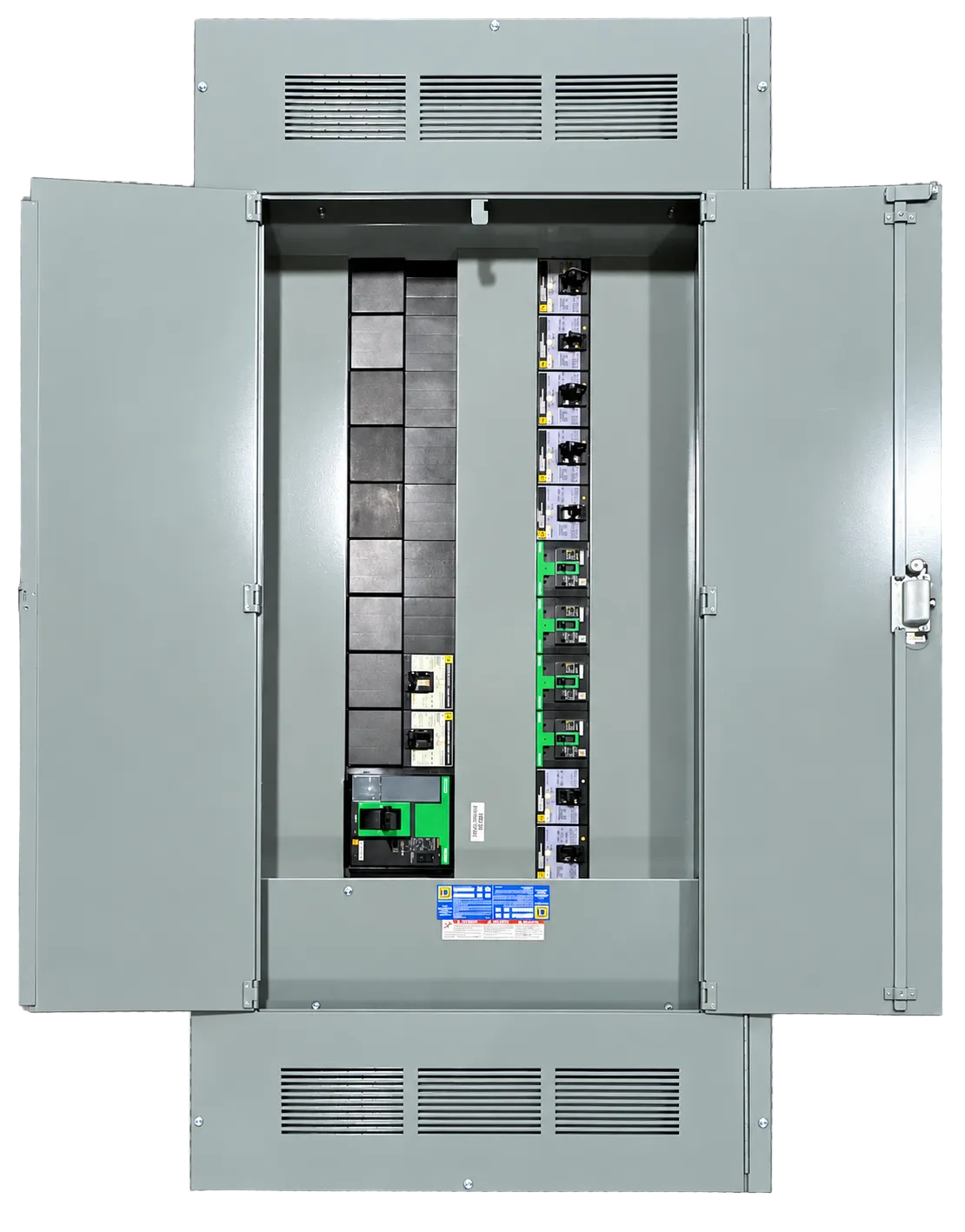 Refurbished 1200 amp panelboard, 480/277v, NEMA 1, main breaker