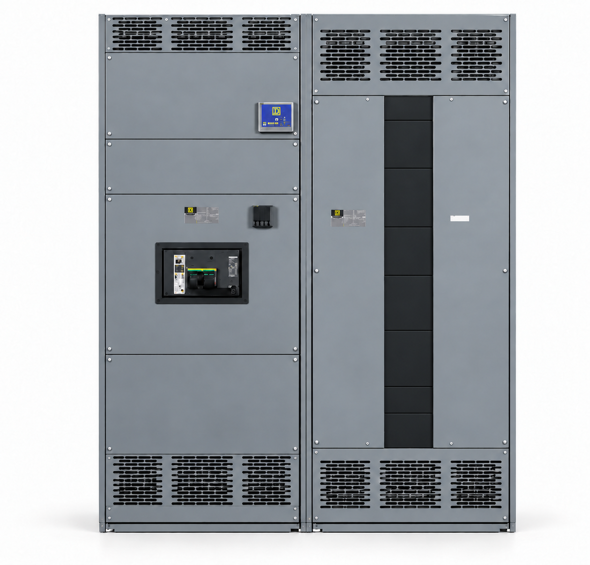 New Square D 4000 amp switchboard, 120/208v, NEMA 1, two section