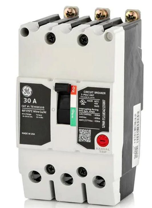 New TEYH1030B General Electric 30 Amp 1 Pole Circuit Breaker