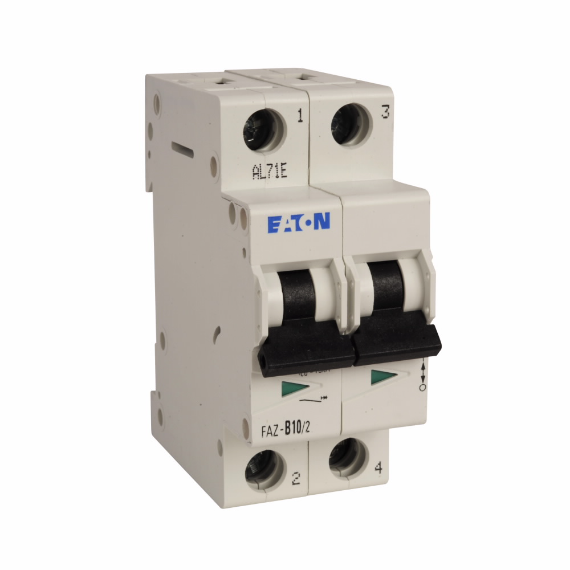 New FAZ-C1.5/2-NA Eaton FAZ-C1.5/2-NA 2 Pole Circuit Breaker