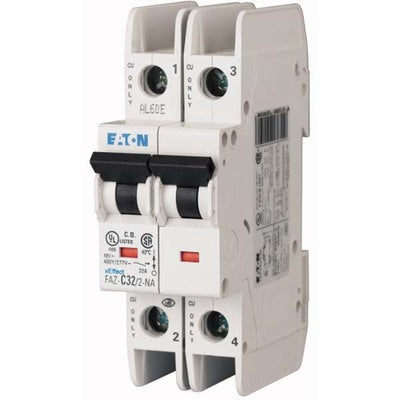 New FAZ-C15/2 Eaton FAZ-C15/2 2 Pole Circuit Breaker