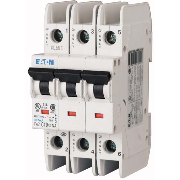 New FAZ-B15/3 Eaton FAZ-B15/3 3 Pole Circuit Breaker