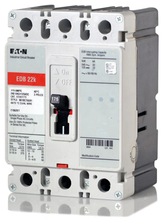 EDB3175 Recertified Eaton Circuit Breaker