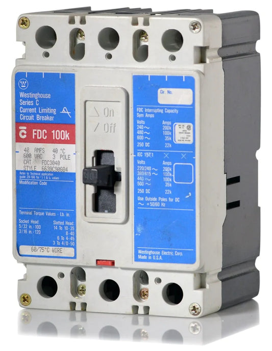 FDC3040 Recertified Eaton Circuit Breaker