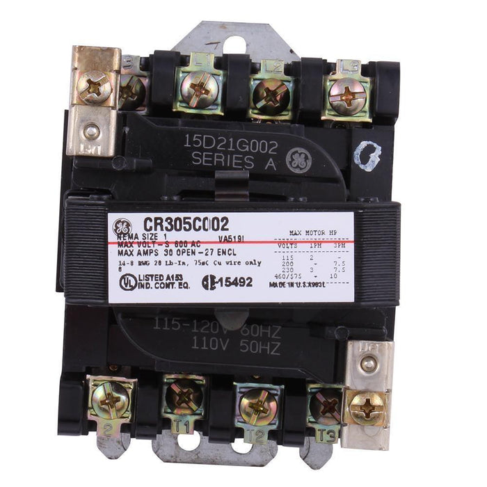 New CR305C002 General Electric CR305C002 Non-Reversing Contactor