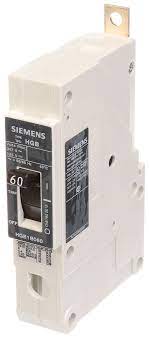 New HGB1B060B Siemens HGB1B060B 1 Pole Circuit Breaker